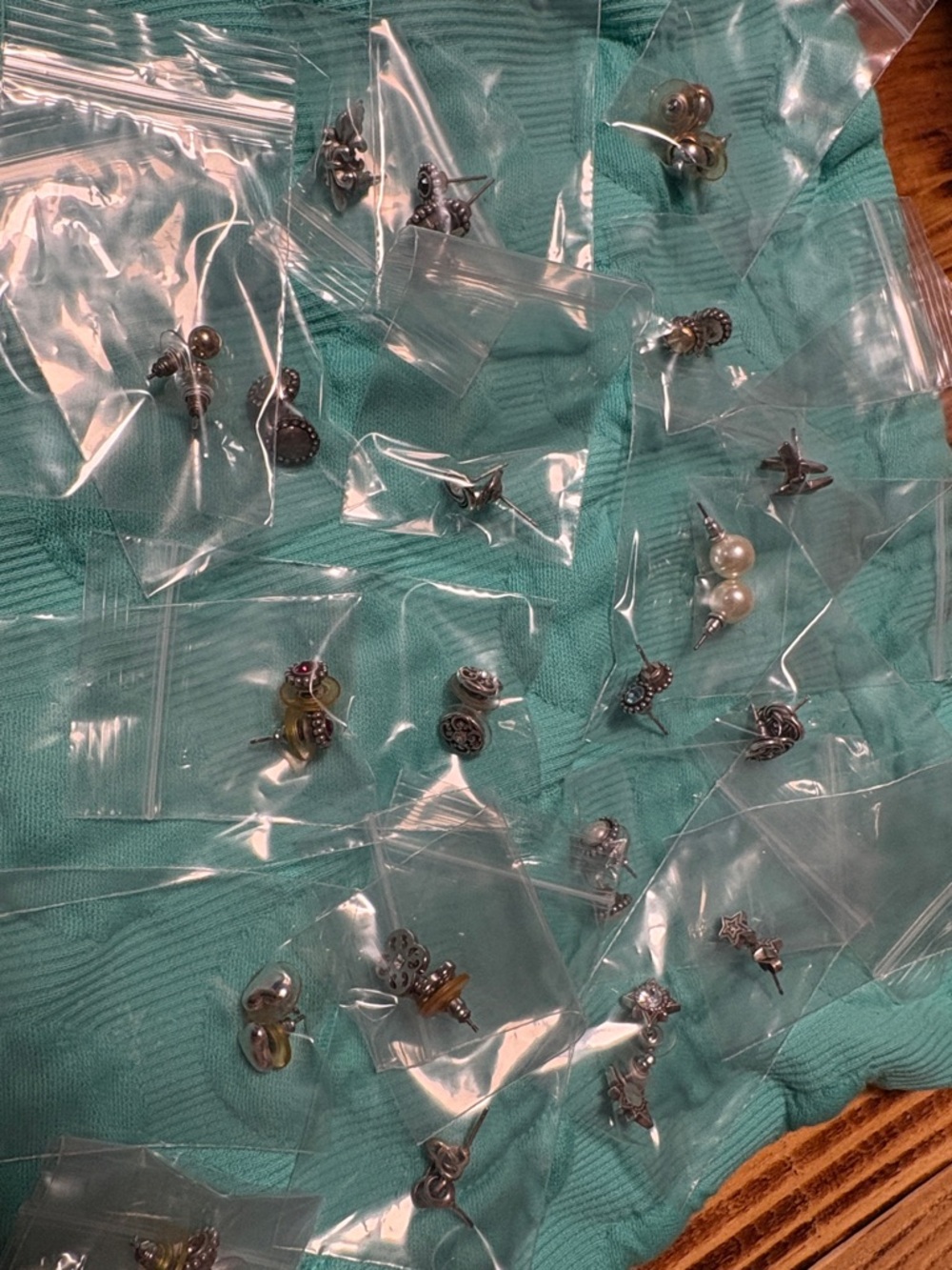 Brighton Charm Bracelet Lot and 20+ earring set plus 60 charms firm thanks. - Picture 6 of 17